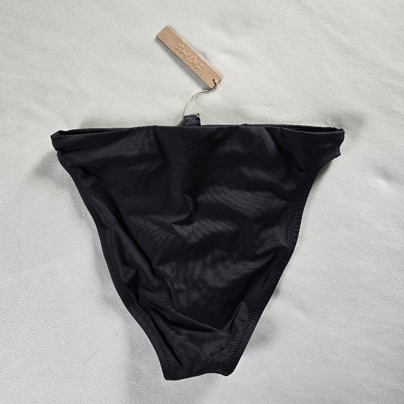 SKIMS▪️Signature Swim Mid Waist Bottoms in Onyx - Picture 4 of 7